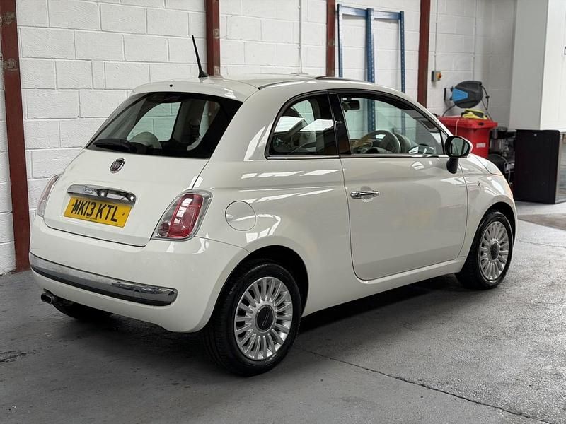 Used Fiat 500 Lounge 69 HP (50 kW) 2013 White Hatchback