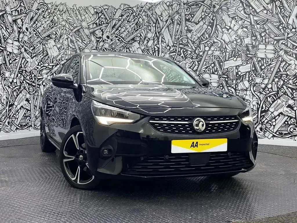 Used Vauxhall Corsa Edition 75 HP (55 kW) 2021 Black Hatchback