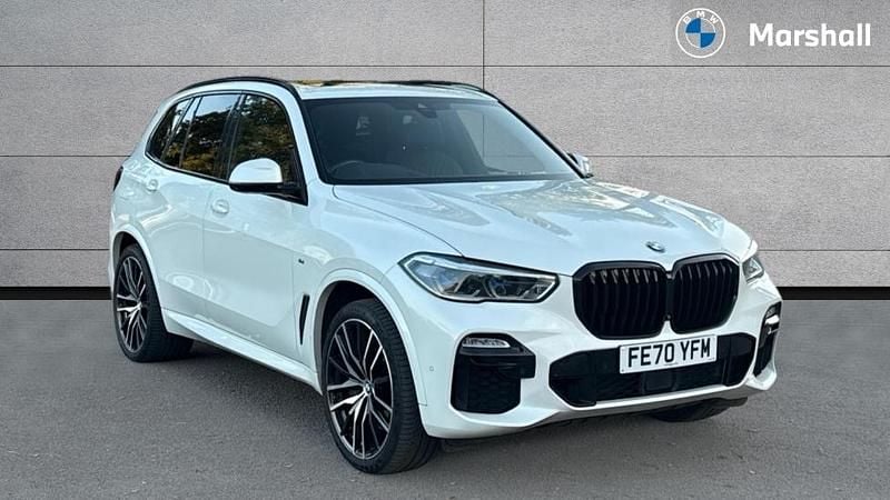 White Used 2020 BMW X5 M Sport SUV | £42,150 (Fair price) - Image 1/4