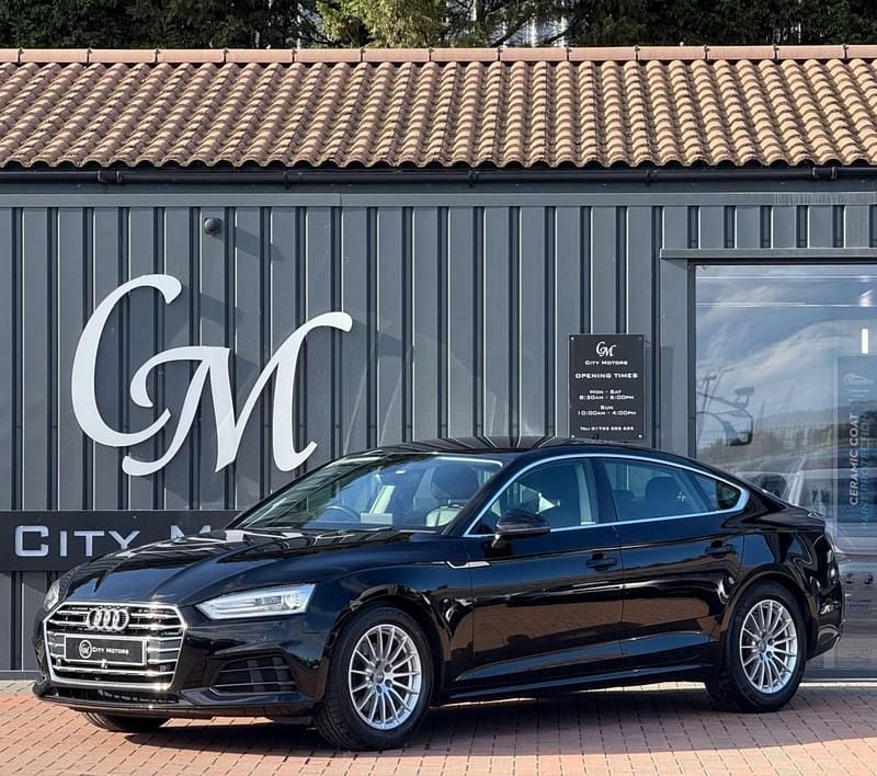 Black Used 2018 Audi A5 Sportback Advanced Hatchback | £10,490 (Fair price) - Image 1/4