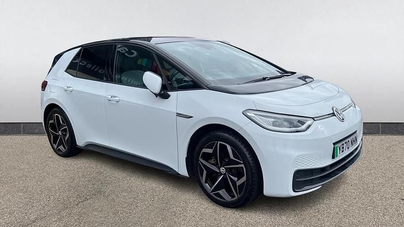 Used VW ID.3 Pro Performance 150 kW (204 HP) 2020 White Hatchback
