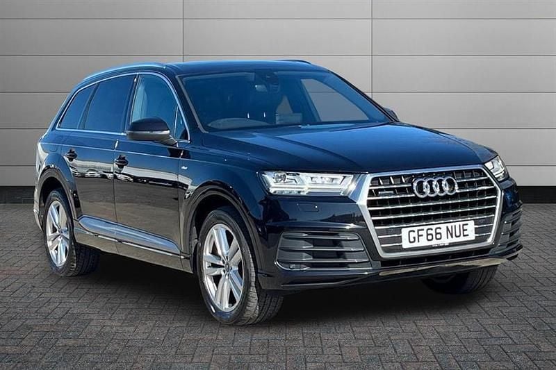 Begagnad Audi Q7 S-Line 272 HK (200 kW) 2016 Svart SUV