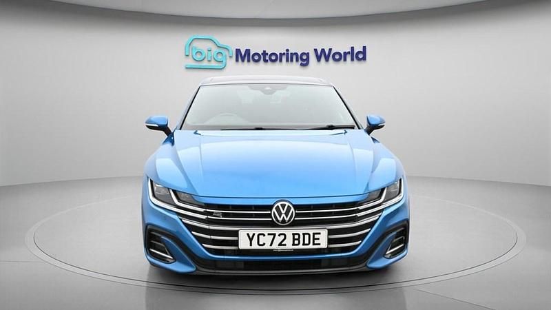 Used VW Arteon R-line 150 HP (110 kW) 2022 Blue Hatchback