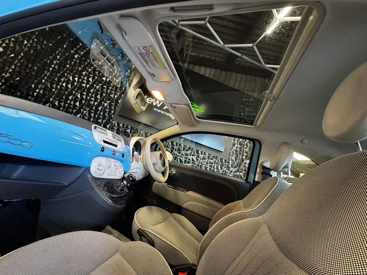 Used Fiat 500 Lounge 69 HP (50 kW) 2014 Blue Hatchback