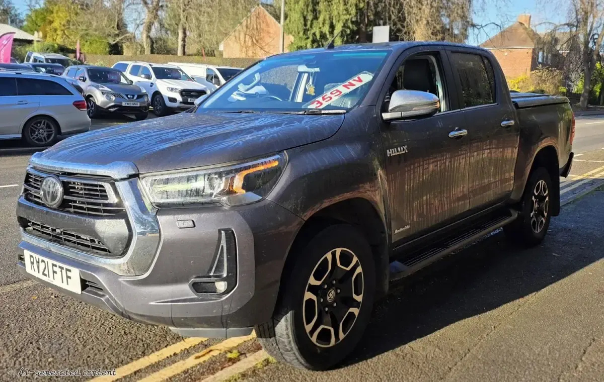 Used Toyota HiLux 201 HP (147 kW) 2021 Grey Pickup