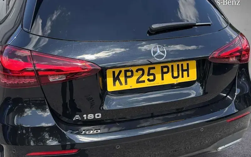Used Mercedes A180 AMG line 136 HP (100 kW) 2025 Black Hatchback