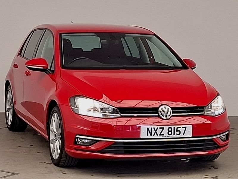 Red Used 2019 VW Golf VII GT Hatchback | £16,298 (Fair price) - Image 1/4