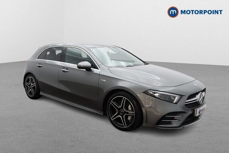 Grey Used 2019 Mercedes A35 AMG Premium Plus Hatchback | £26,049 (Good price) - Image 1/4