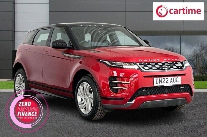 Red Used 2022 Land Rover Range Rover evoque R-Dynamic SUV | £25,899 (Good price) - Image 1/3