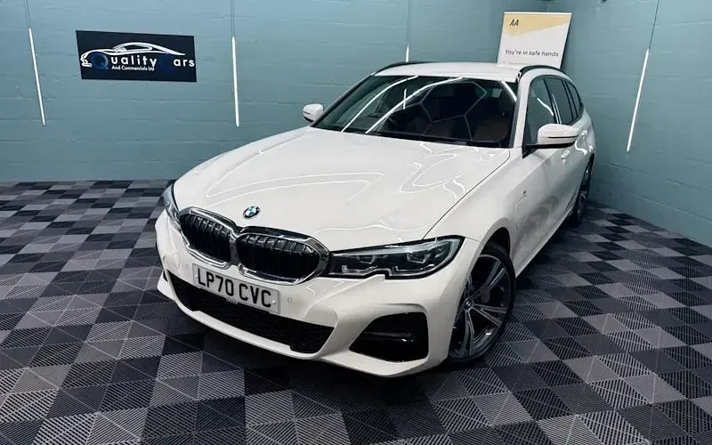 Used BMW 330e M Sport 292 HP (214 kW) 2021 White Estate