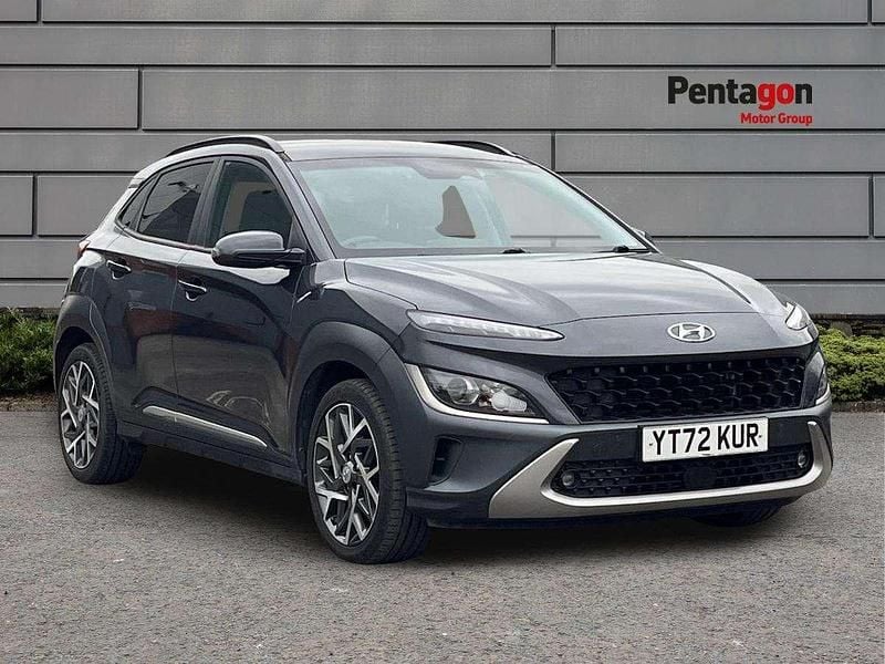 Grey Used 2022 Hyundai Kona Premium SUV | £16,699 (Fair price) - Image 1/4
