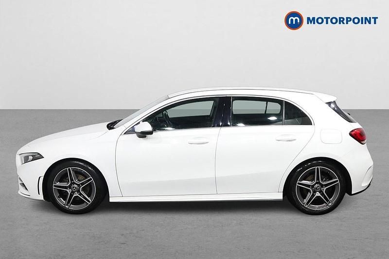 Used Mercedes A200 AMG line 2018 White Hatchback