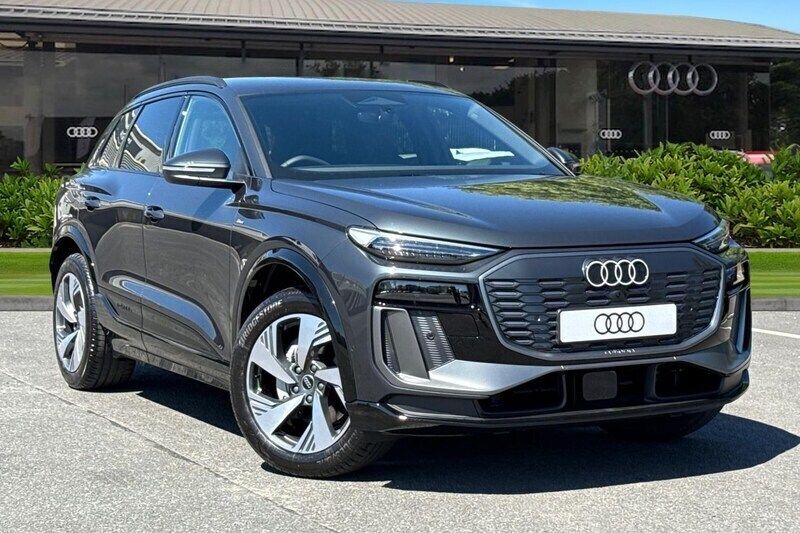 Grey New 2025 Audi Q6 e-tron S-Line SUV | £57,240 - Image 1/4