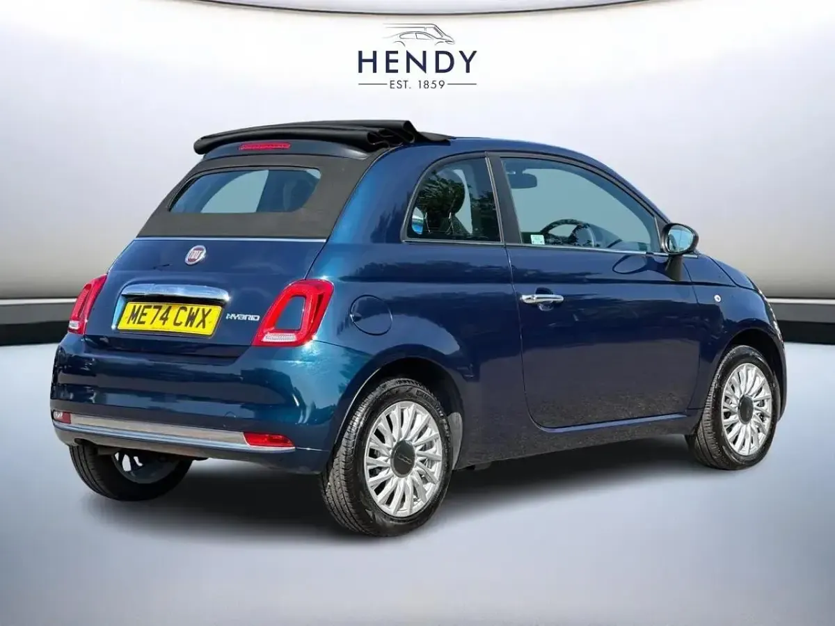 Used Fiat 500C S 70 HP (51 kW) 2025 Blue Cabriolet