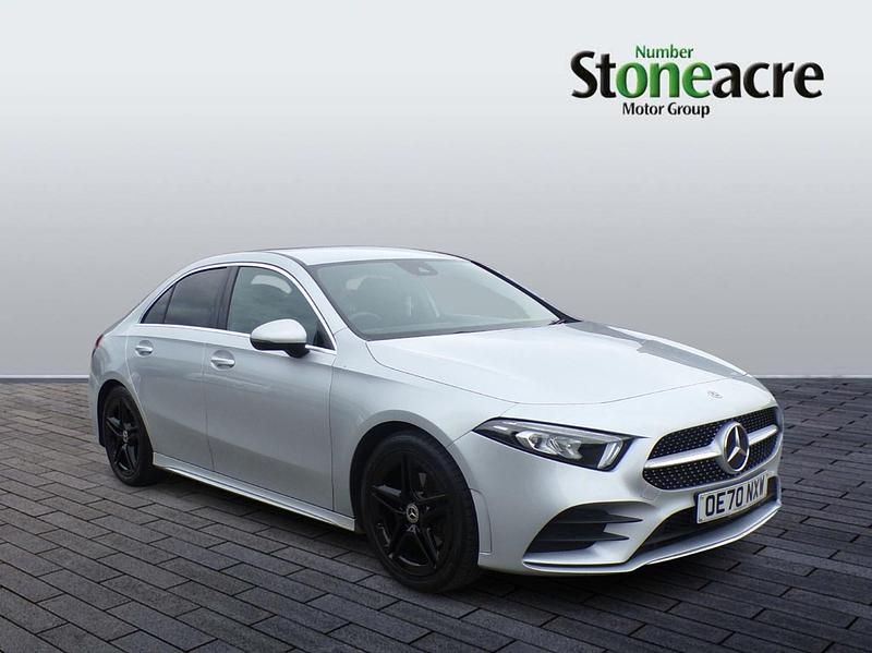Silver Used 2020 Mercedes A200 AMG line Sedan | £18,895 (Fair price) - Image 1/4