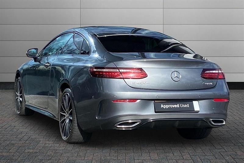 Used Mercedes E400 AMG line 330 HP (242 kW) 2021 Grey Coupe