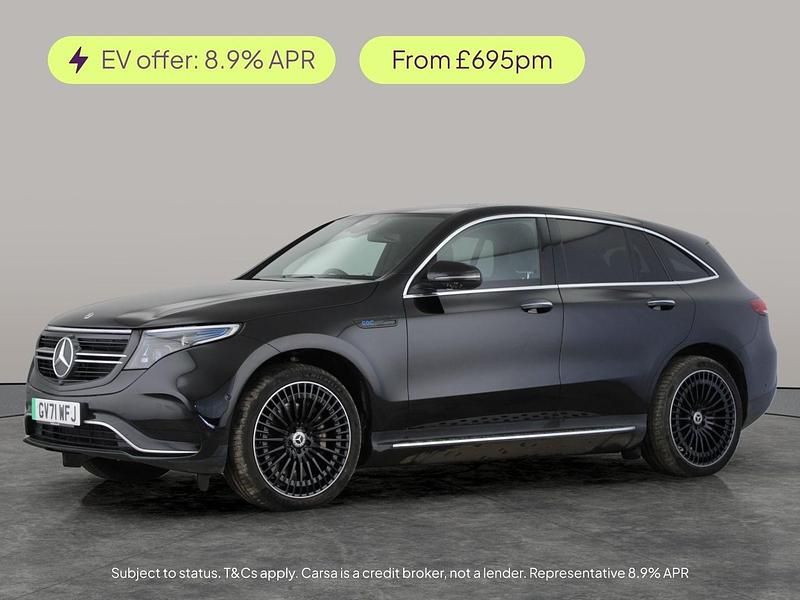Used Mercedes EQC400 AMG Line Premium Plus 300 kW (408 HP) 2022 Black SUV