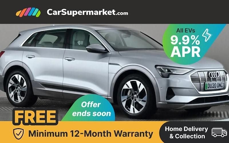 Silver Used 2020 Audi e-tron Design SUV | £21,197 (Fair price) - Image 1/3
