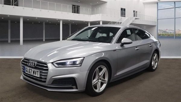 Silver Used 2017 Audi A5 Sportback S-Line Hatchback | £16,995 (A bit pricey) - Image 1/1