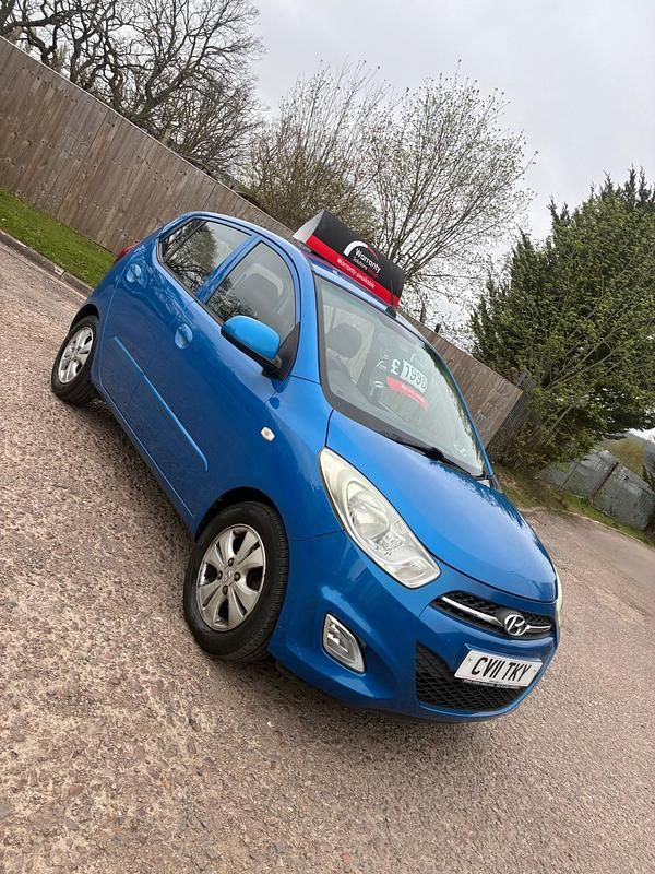 Used Hyundai i10 Active 86 HP (63 kW) 2011 Blue Hatchback