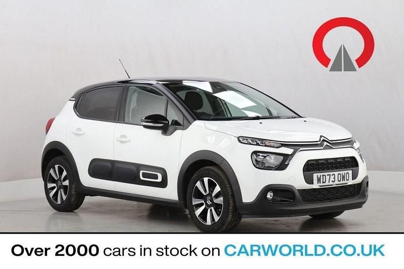 White Used 2023 Citroën C3 PureTech Hatchback | £10,400 (Good price) - Image 1/3