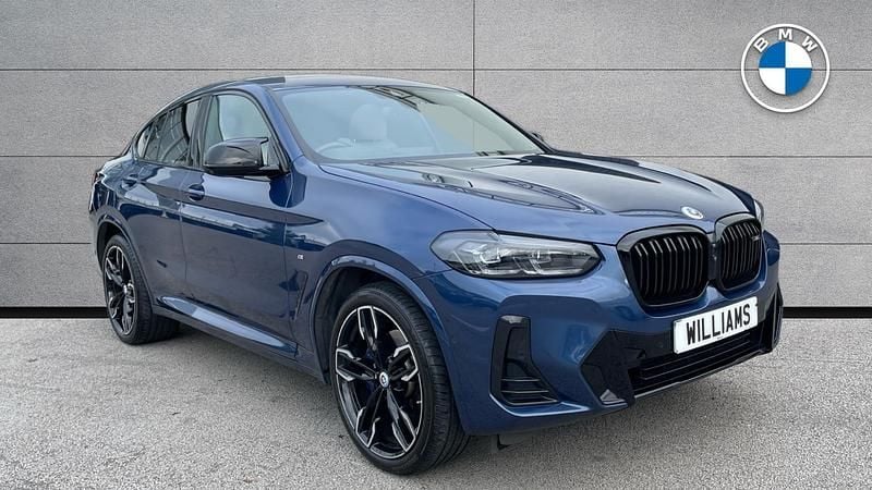 Blue Used 2022 BMW X4 M Sport SUV | £42,990 (Fair price) - Image 1/3