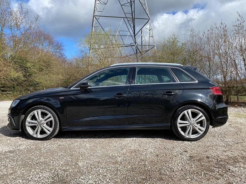 Used Audi A3 Sportback S-Line 150 HP (110 kW) 2014 Black Hatchback
