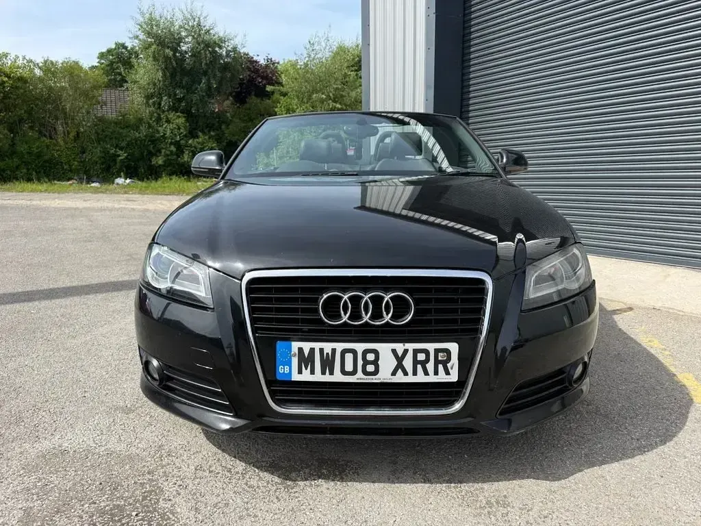 Used Audi A3 Cabriolet S-Line 140 HP (102 kW) 2008 Black Cabriolet