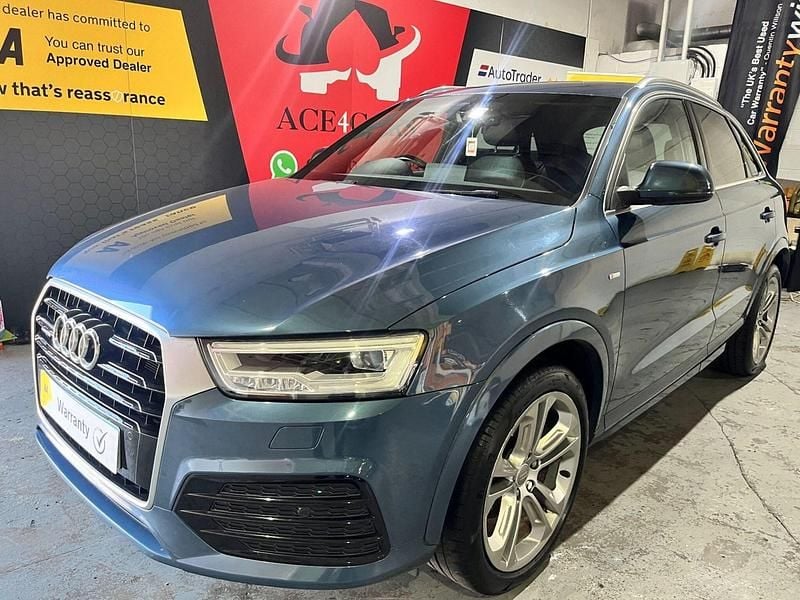 Used Audi Q3 S-line plus 180 HP (132 kW) 2016 Blue SUV
