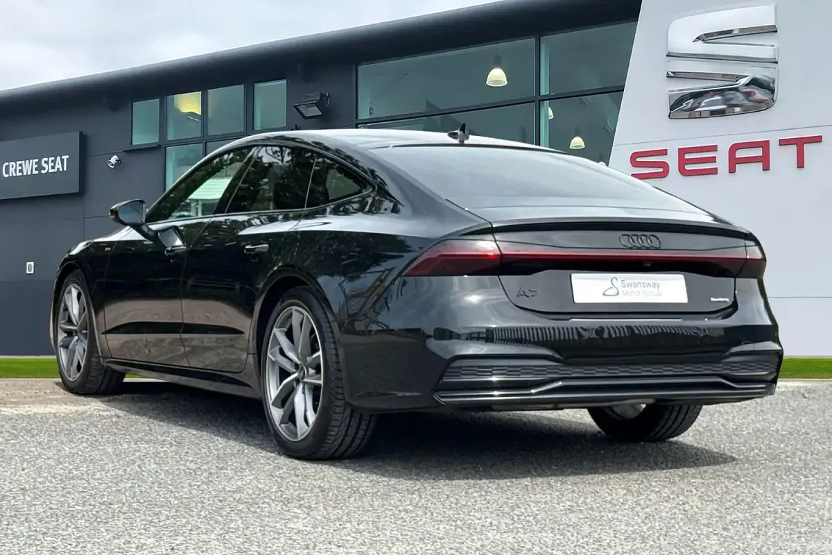 Used Audi A7 Black Edition 245 HP (180 kW) 2022 Black Sedan