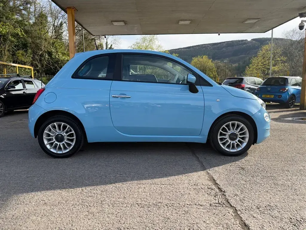 Used Fiat 500 Pop Star 69 HP (50 kW) 2016 Blue Hatchback