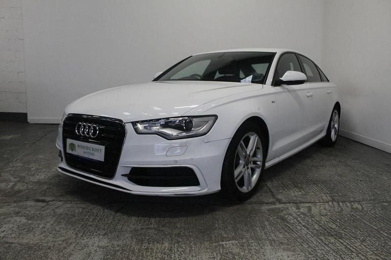 Used Audi A6 S-Line 2013 White Sedan