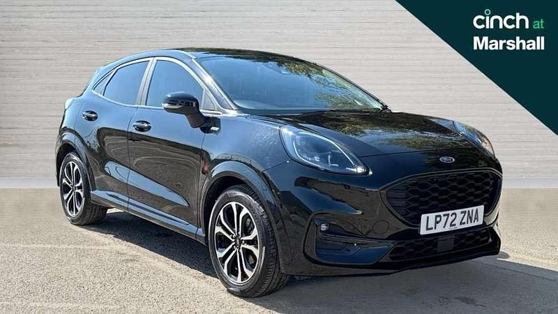 Black Used 2023 Ford Puma Gen-E ST-Line SUV | £15,028 (Good price) - Image 1/4