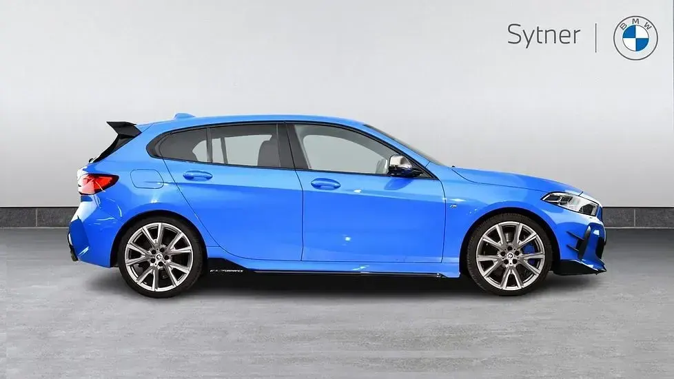 Used BMW M135 Shadowline 302 HP (222 kW) 2019 Blue Hatchback