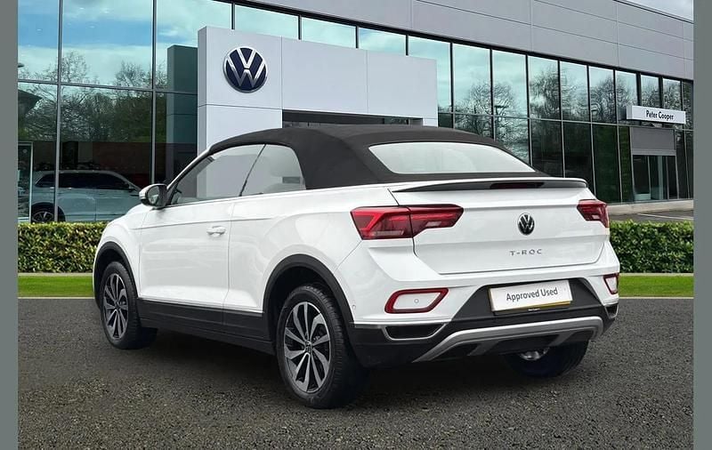 Used VW T-Roc Cabriolet Style 147 HP (108 kW) 2022 White Cabriolet