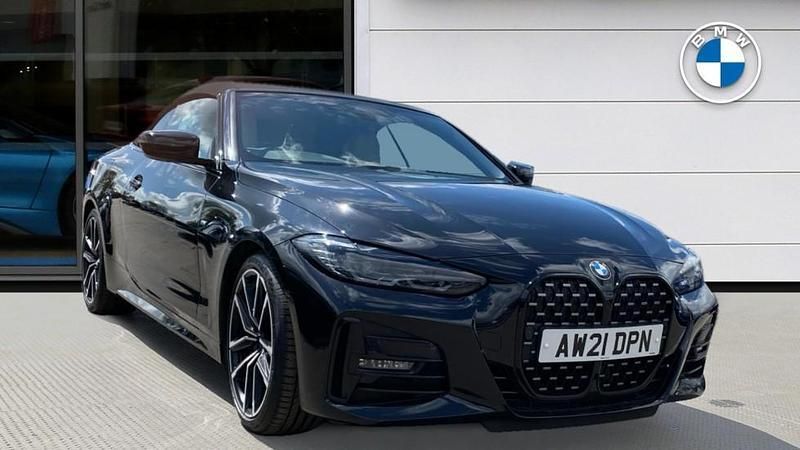 Black Used 2021 BMW 420 M Sport Cabriolet | £33,000 - Image 1/3