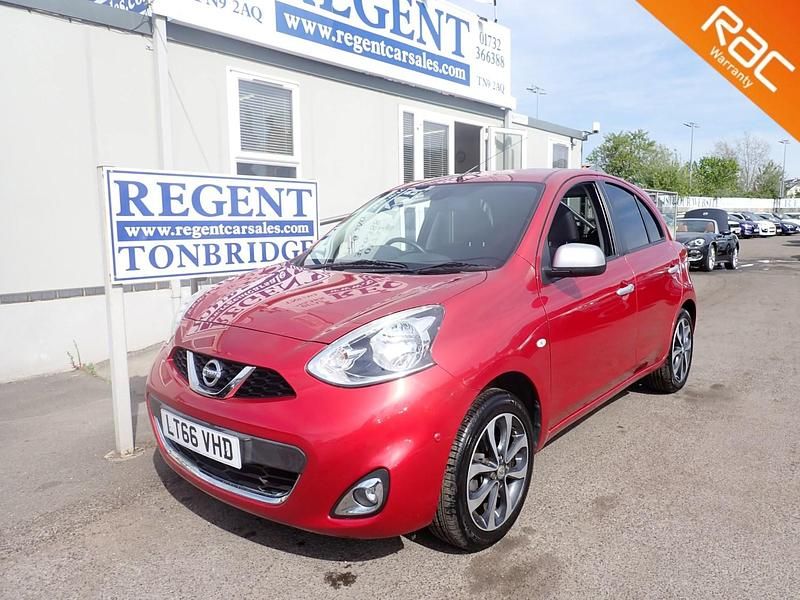 Red Used 2016 Nissan Micra N-TEC Hatchback | £7,195 (A bit pricey) - Image 1/4