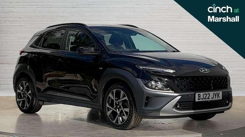 Black Used 2022 Hyundai Kona Premium SUV | £14,693 (Fair price) - Image 1/4