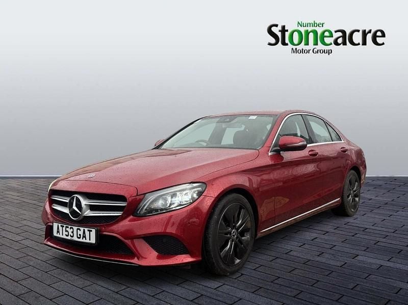 Used Mercedes C220 Sport Edition 191 HP (140 kW) 2020 Red Sedan