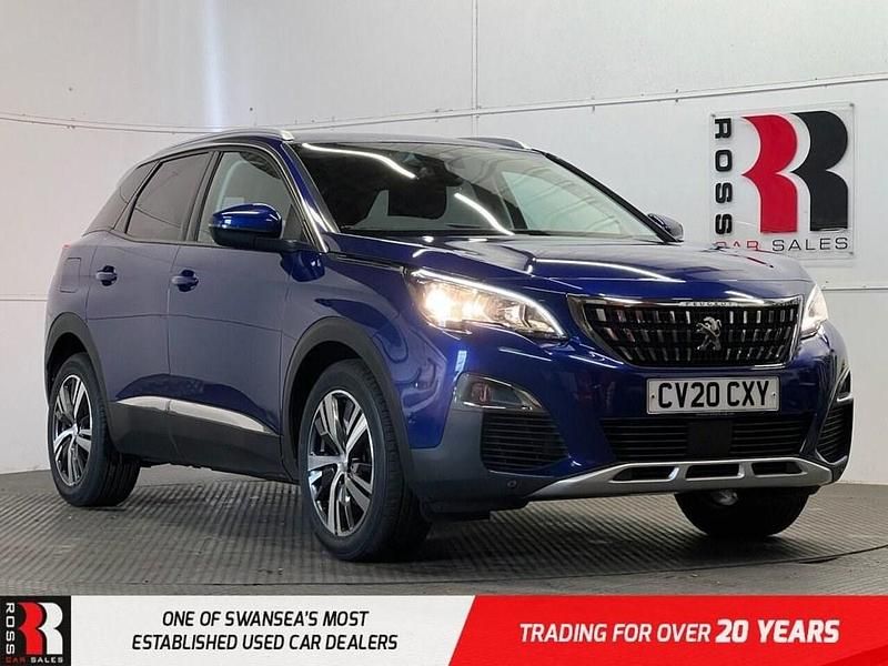 Blue Used 2020 Peugeot 3008 Allure Hatchback | £12,995 (Fair price) - Image 1/4