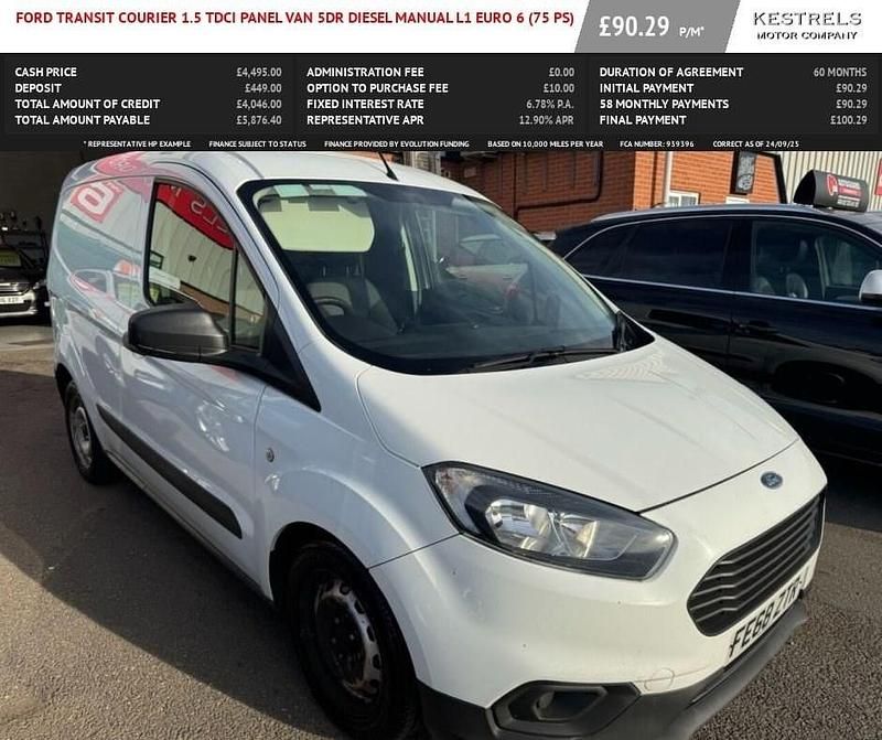 White Used 2018 Ford Transit Van | £4,495 (Super price) - Image 1/4