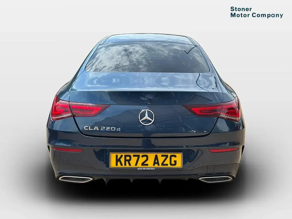 Used Mercedes CLA220 AMG Line Premium 190 HP (139 kW) 2023 Blue Coupe