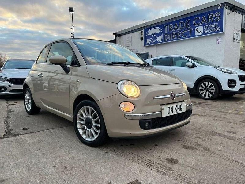 Beige Used 2013 Fiat 500C Lounge Cabriolet | £3,895 (Good price) - Image 1/4