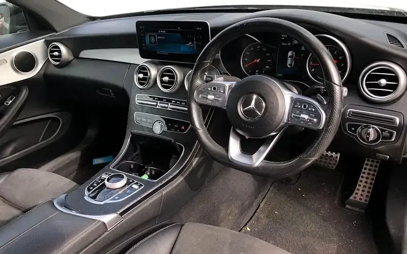 Used Mercedes C200 AMG line 184 HP (135 kW) 2019 Black Coupe