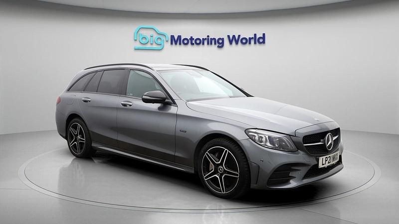 Used Mercedes C300 AMG line 245 HP (180 kW) 2021 Grey Estate