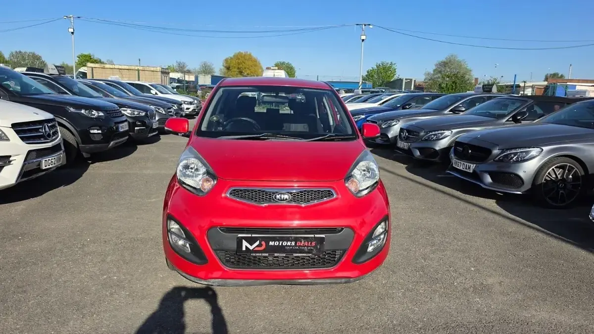 Used Kia Picanto 84 HP (61 kW) 2014 Red Hatchback