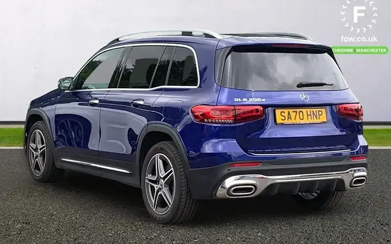 Used Mercedes GLB200 AMG Line Premium 150 HP (110 kW) 2020 Blue SUV