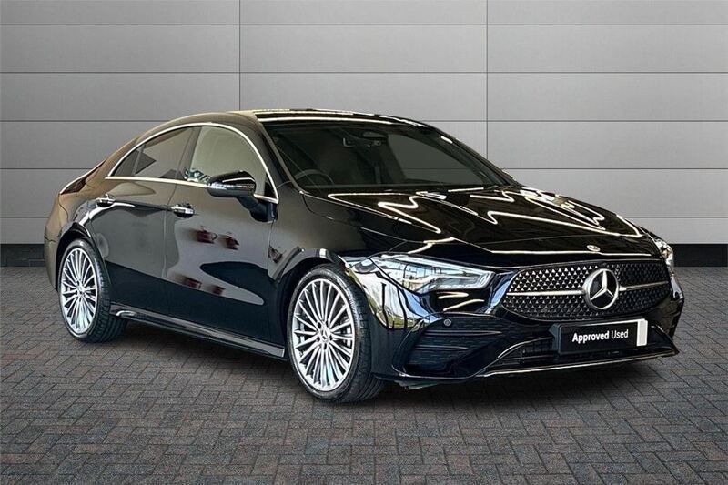 Black Used 2024 Mercedes CLA180 AMG Line Premium Sedan | £28,993 (Fair price) - Image 1/4