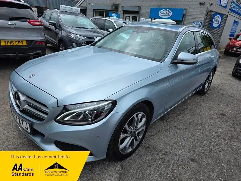 Used Mercedes C220 2017 Silver Estate