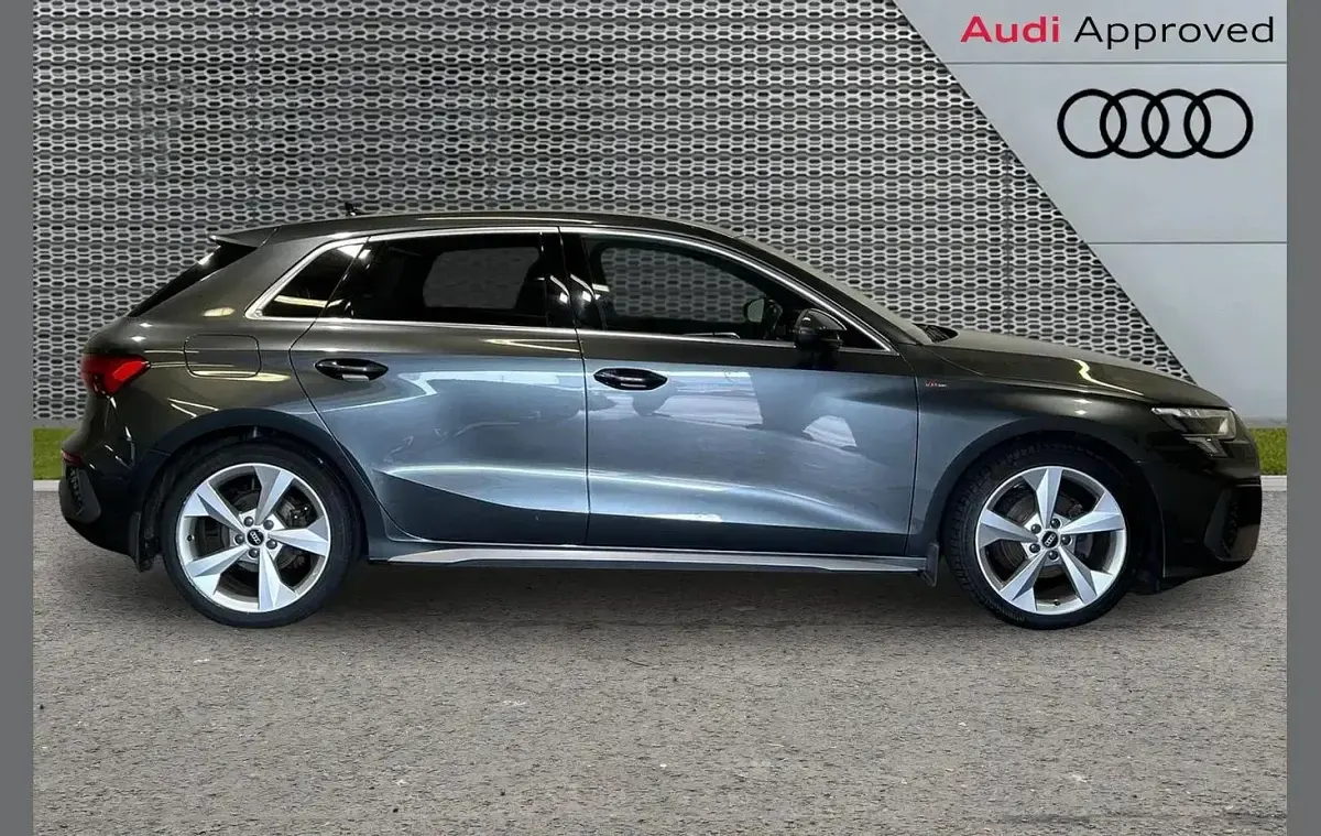 Used Audi A3 S-Line 150 HP (110 kW) 2023 Grey Sedan